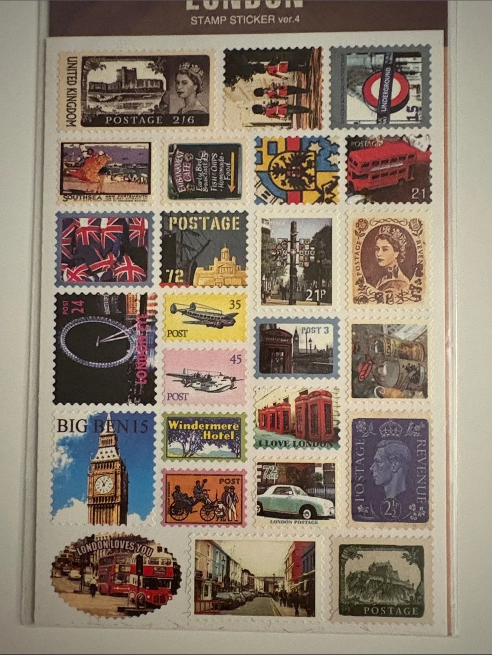 London Stamp Sticker - Picture 4 of 4